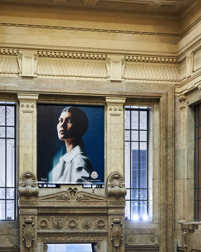 Moncler Exhibition In Milano Centrale Railway Station